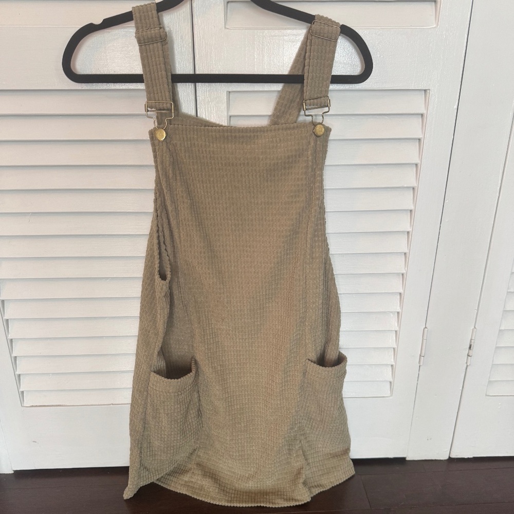 Over-all Corduroy Dress